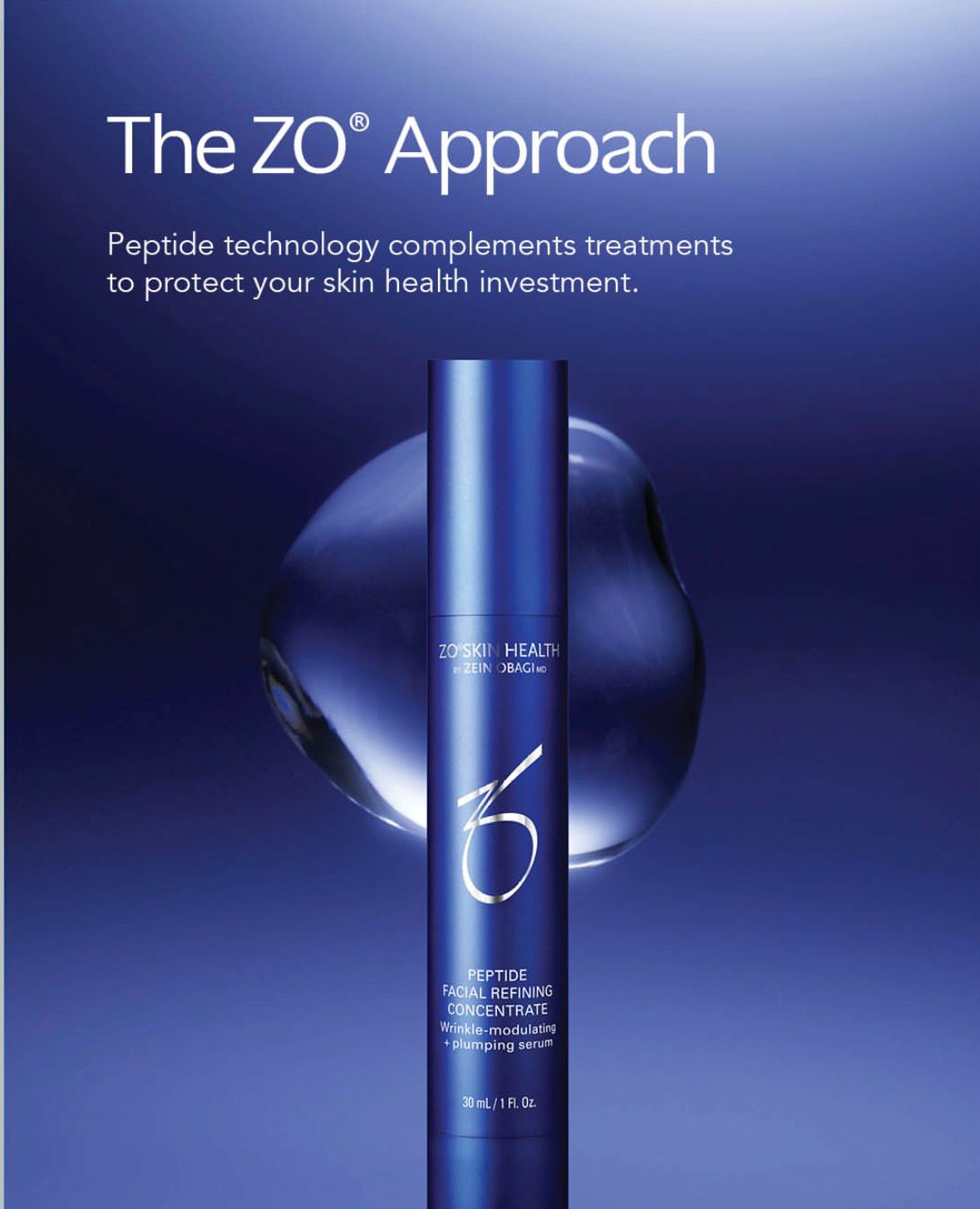 Peptide facial refining concentrate